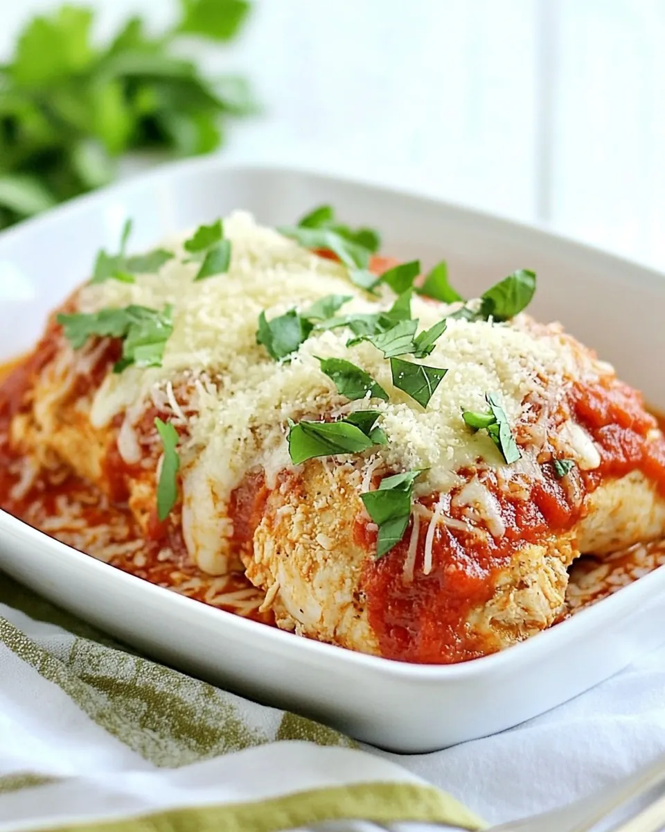 Healthy Chicken Parmesan