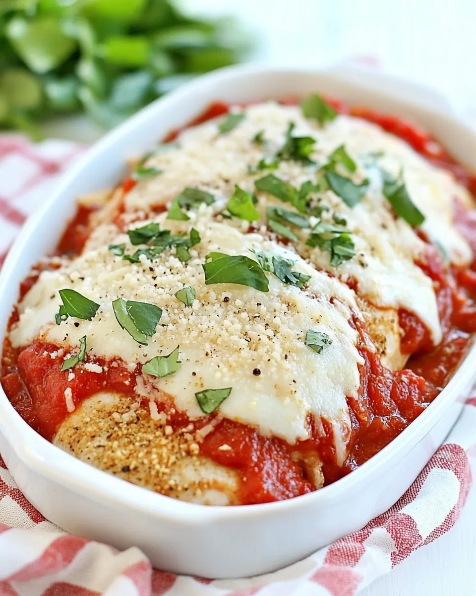 Healthy Chicken Parmesan