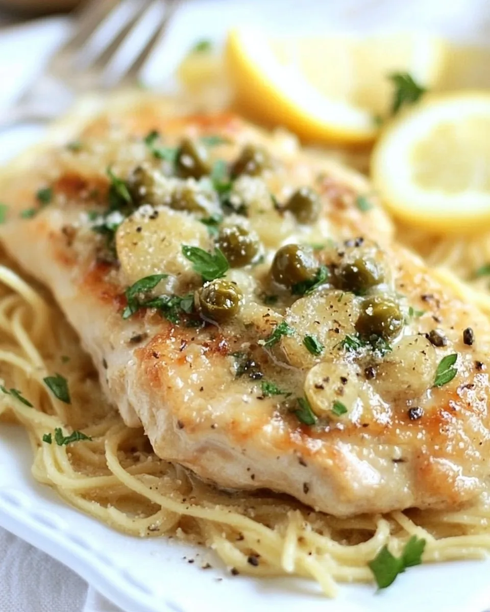 Healthy Chicken Piccata
