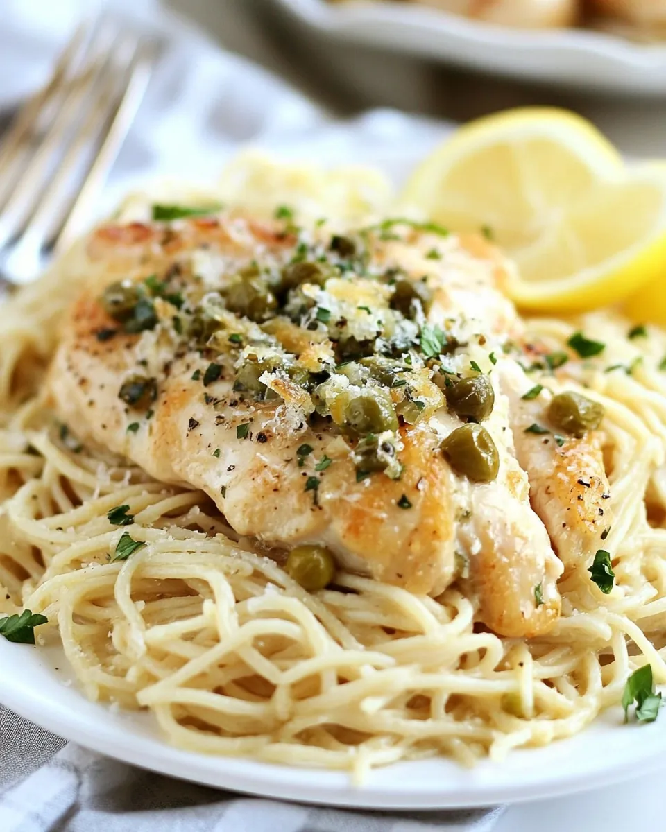Healthy Chicken Piccata