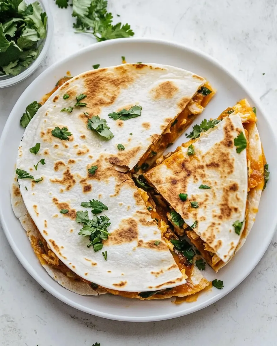Healthy Chicken Quesadilla
