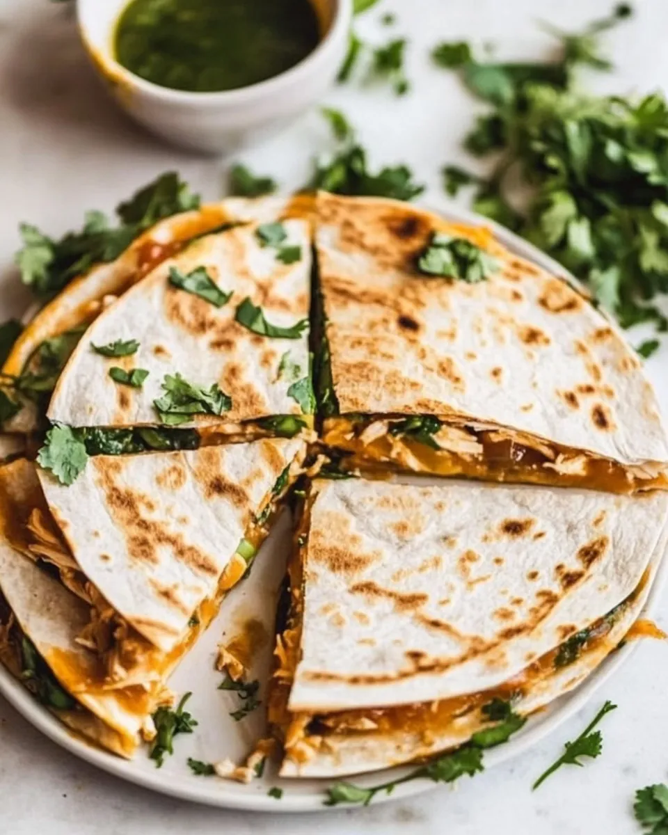 Healthy Chicken Quesadilla