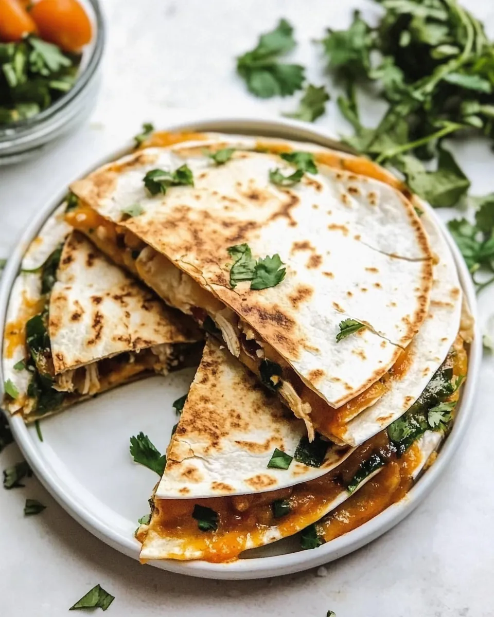 Healthy Chicken Quesadilla