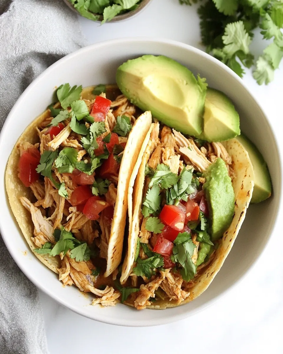 Healthy Chicken Tacos