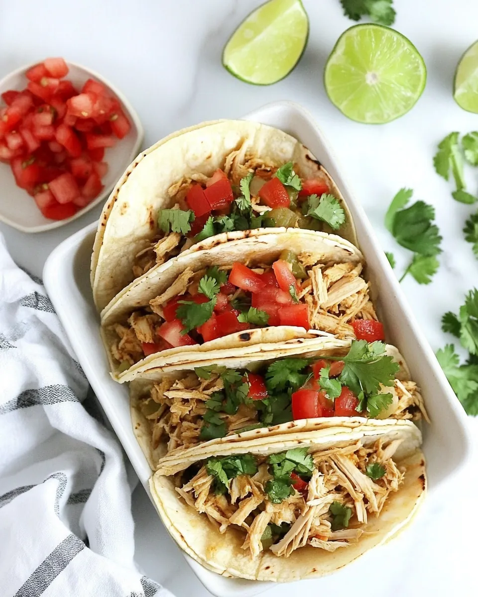 Healthy Chicken Tacos