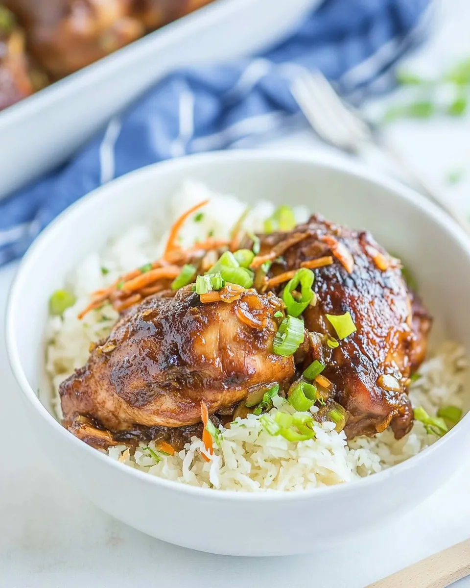 Healthy Filipino Chicken Adobo