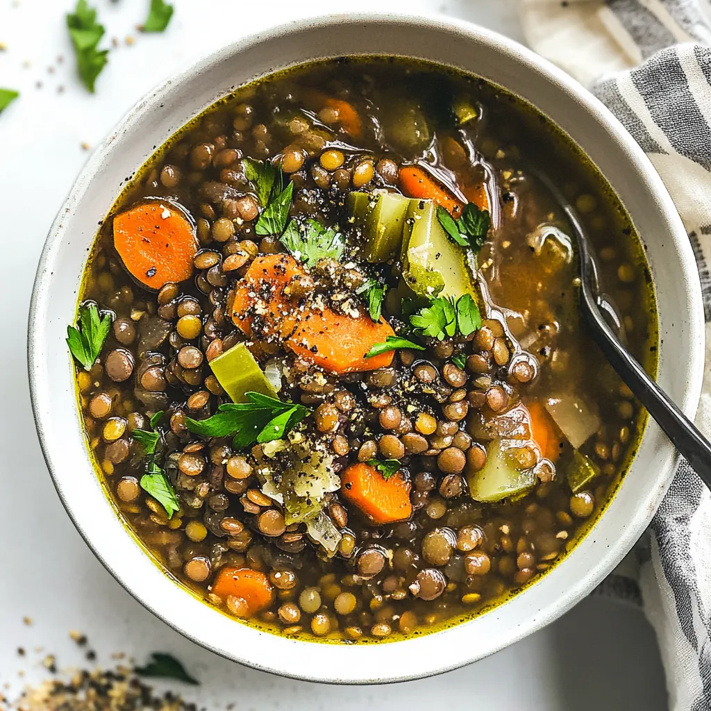 Healthy French Lentil Soup