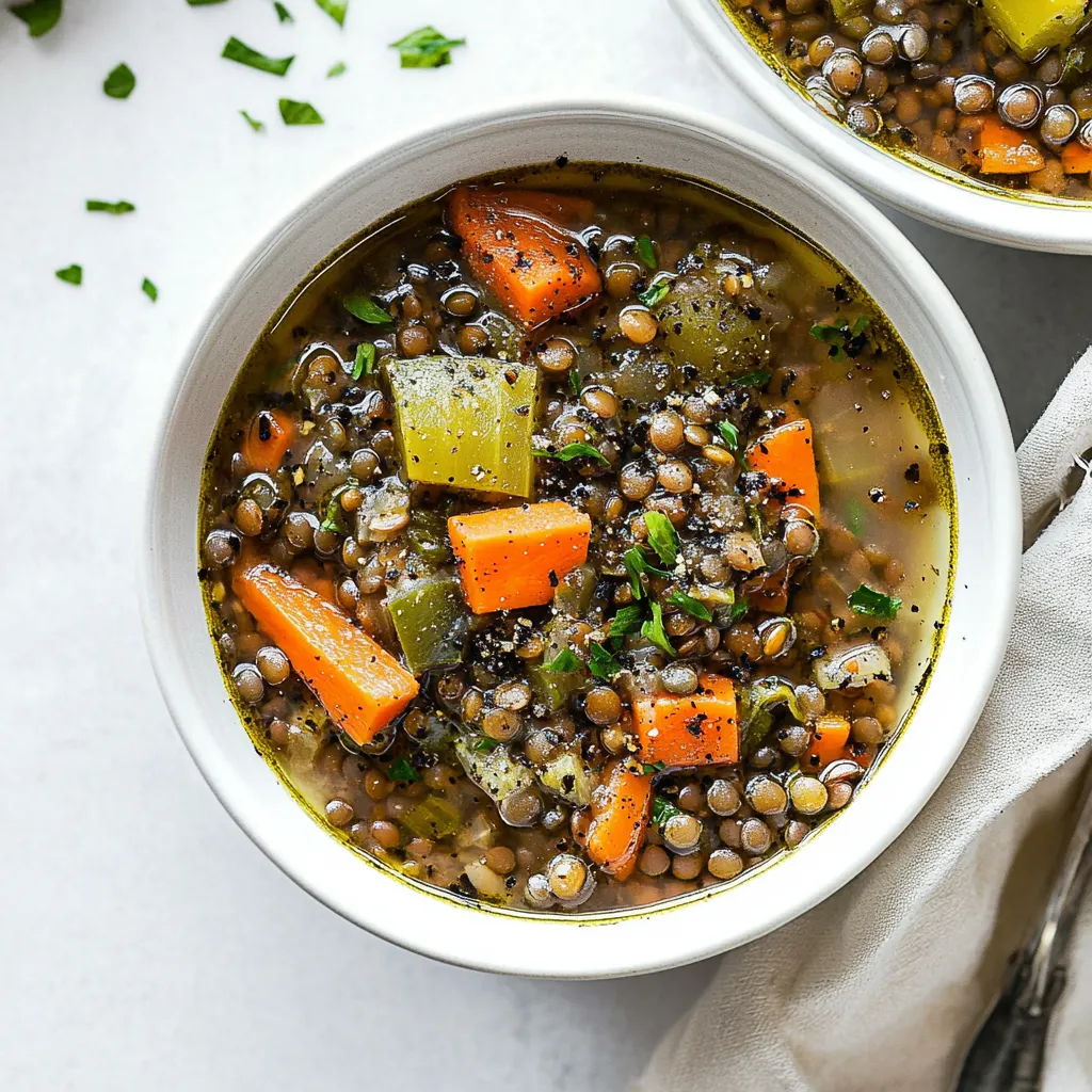 Healthy French Lentil Soup
