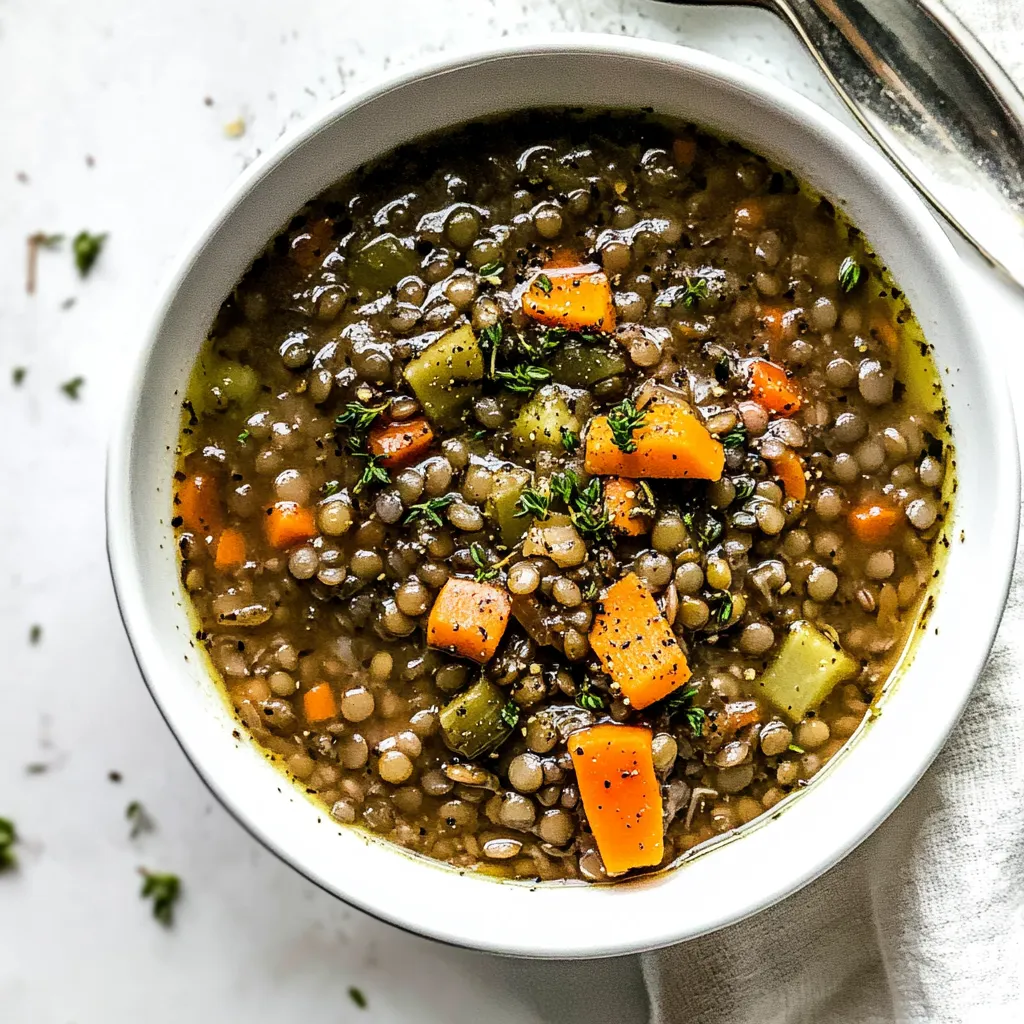 Healthy French Lentil Soup