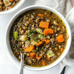 Healthy French Lentil Soup