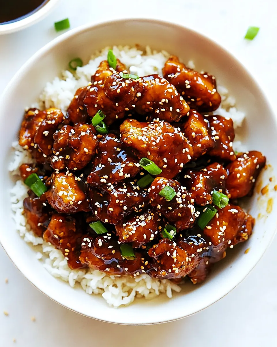 Healthy General Tso’s Chicken