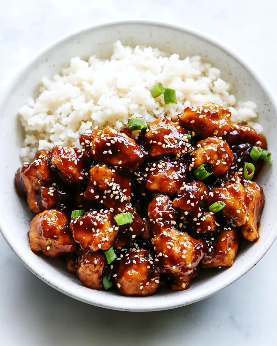 Healthy General Tso’s Chicken