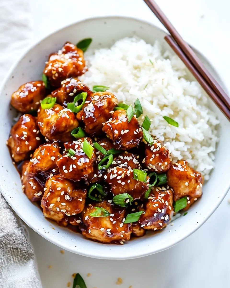 Healthy General Tso’s Chicken
