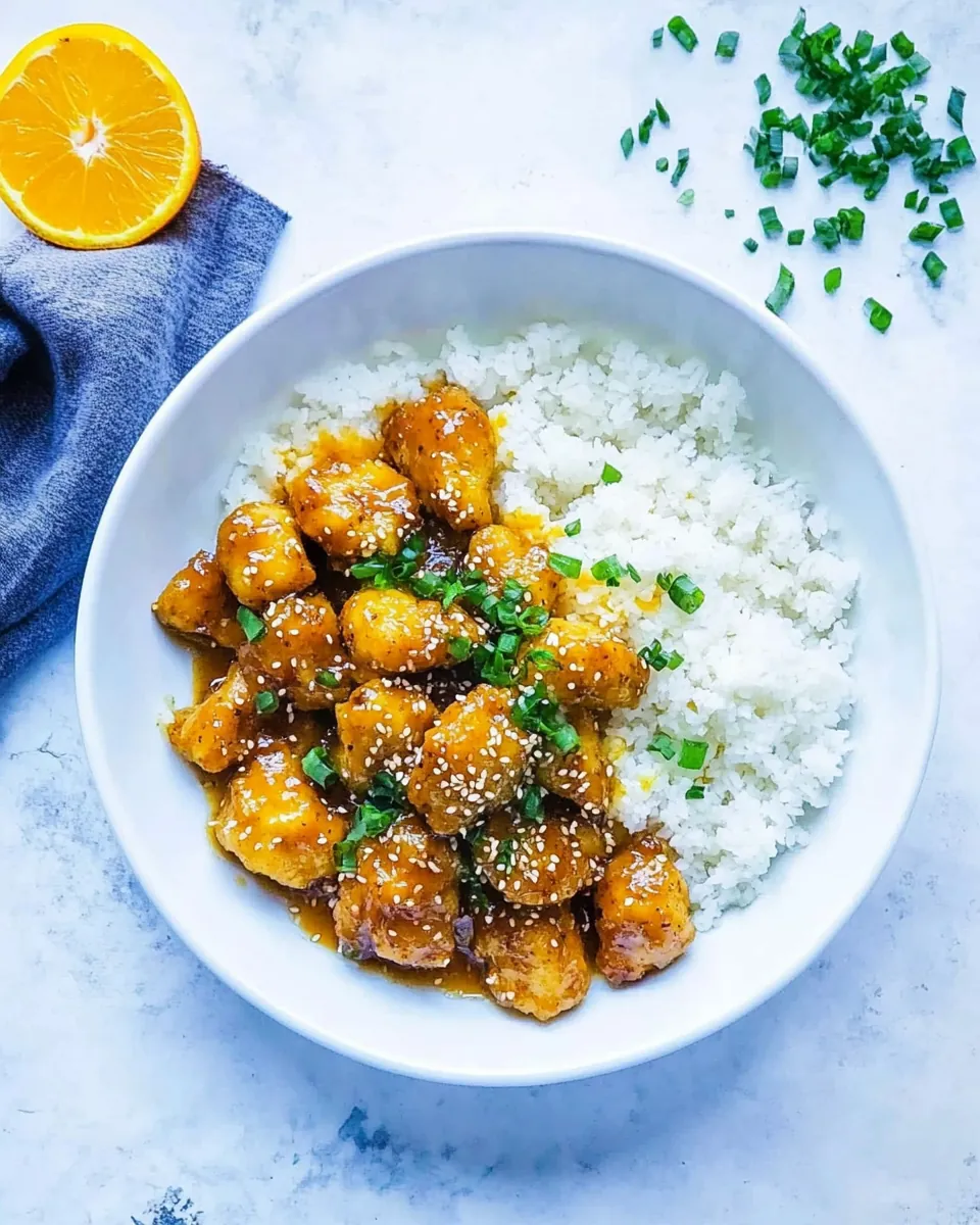 Healthy Homemade Orange Chicken