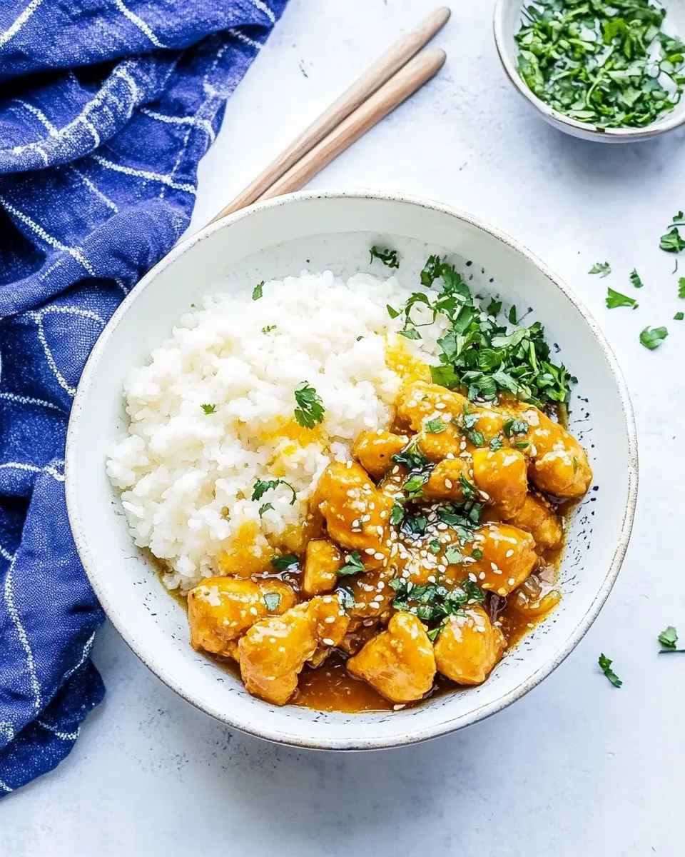 Healthy Homemade Orange Chicken