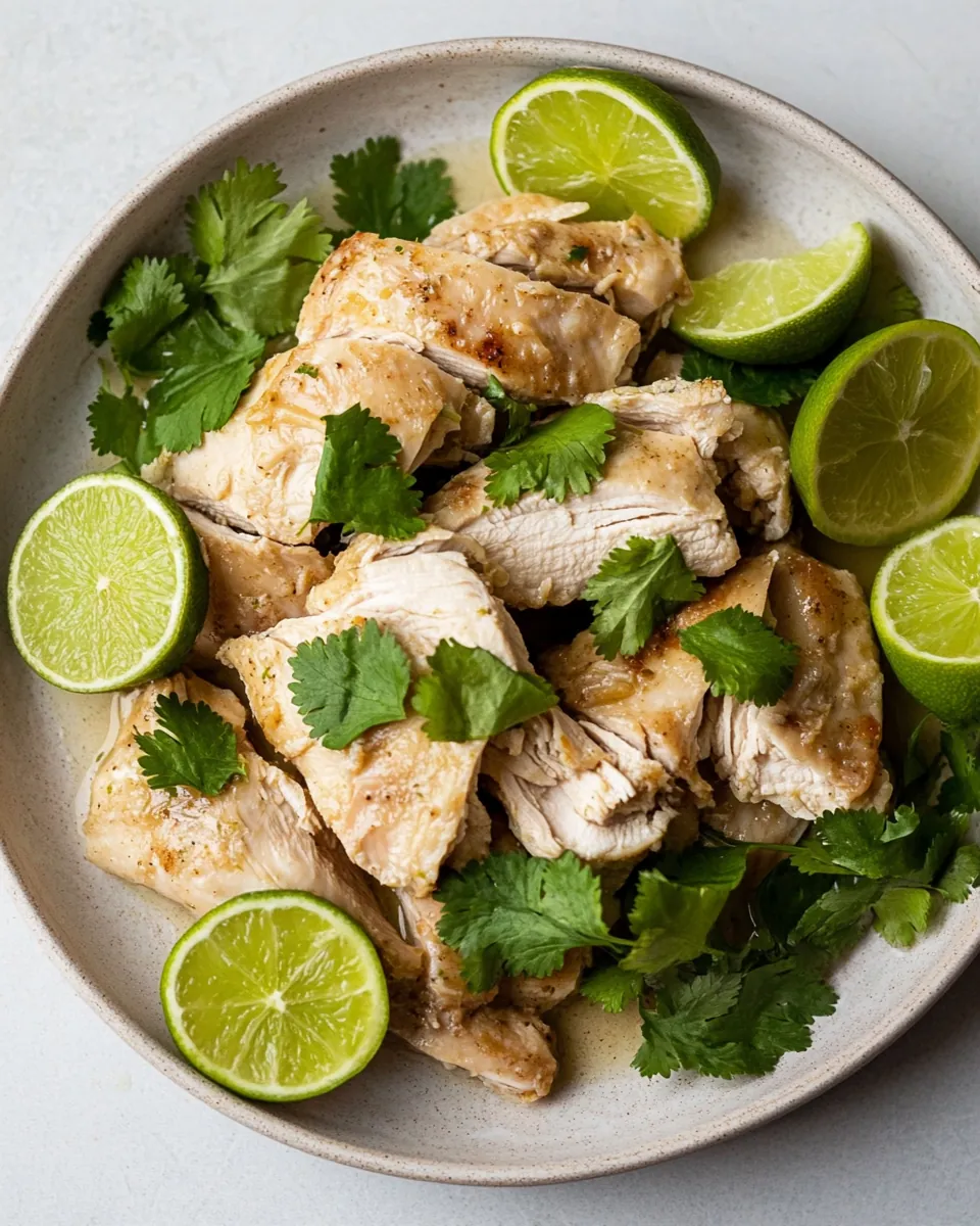 Healthy Instant Pot Lime Chicken