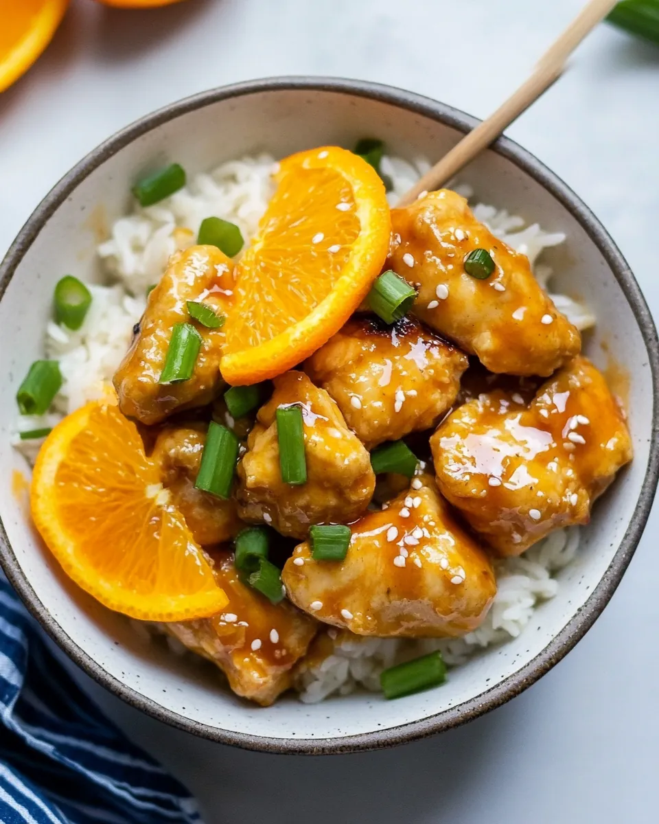 Healthy Orange Chicken