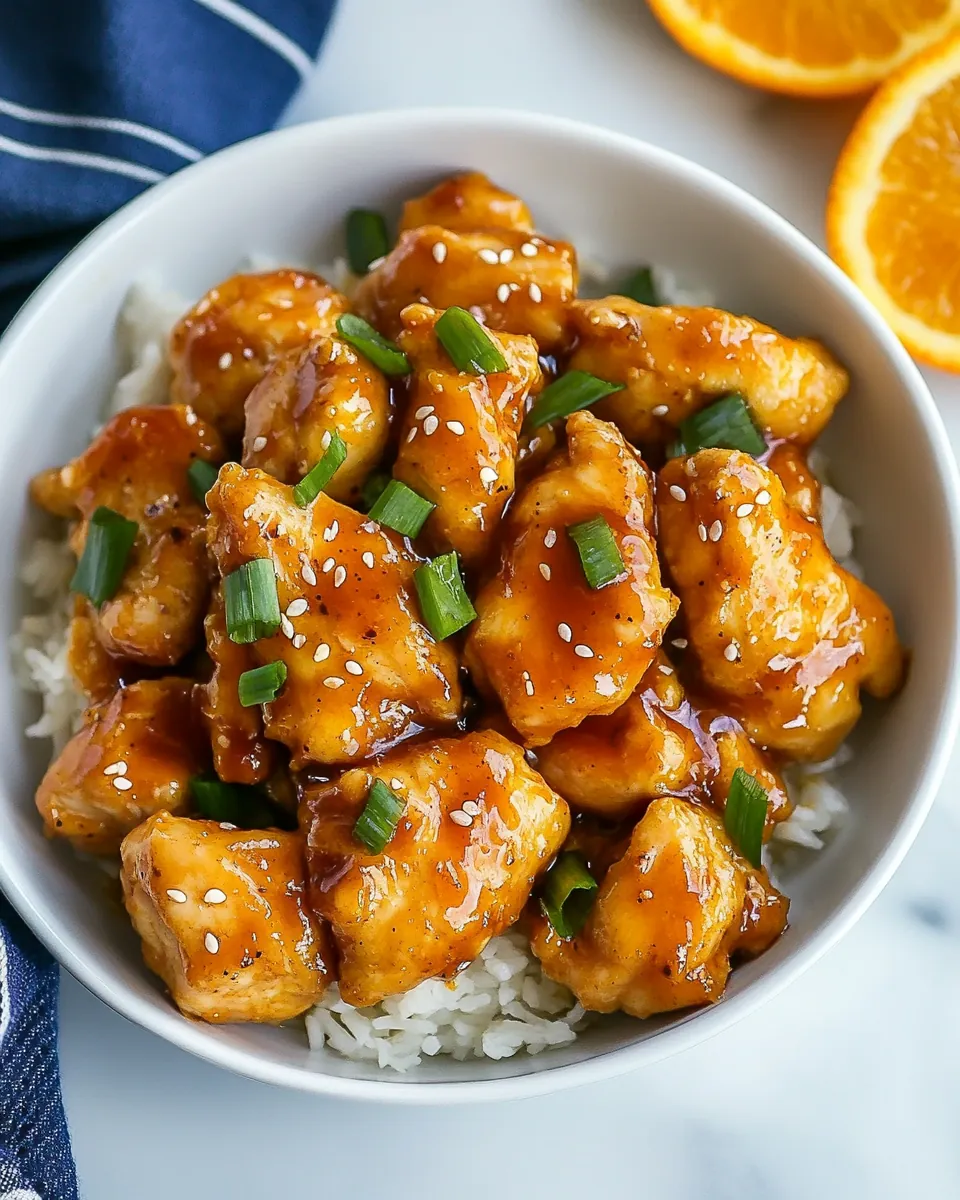Healthy Orange Chicken