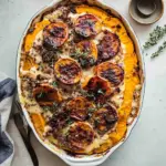 Healthy Scalloped Sweet Potato Casserole