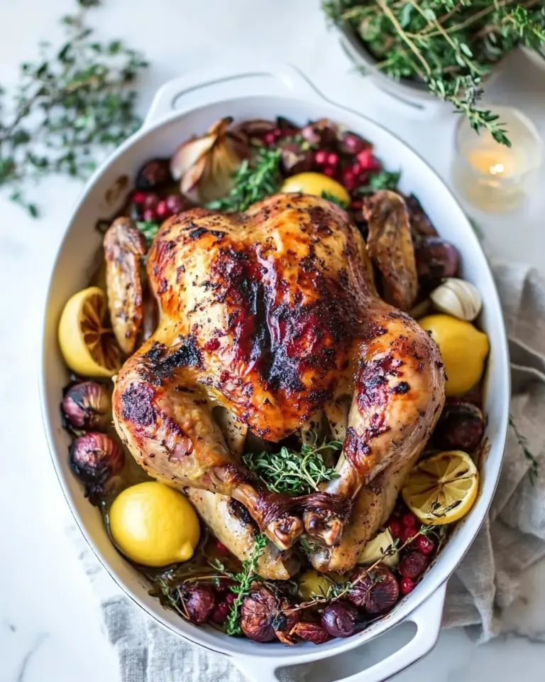Herb Butter Roast Chicken