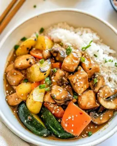 Hibachi Chicken and Vegetables