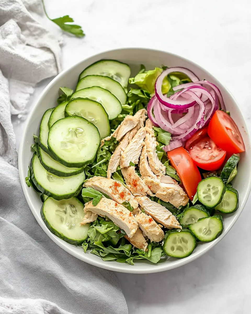 High Protein Hummus Chicken Salad