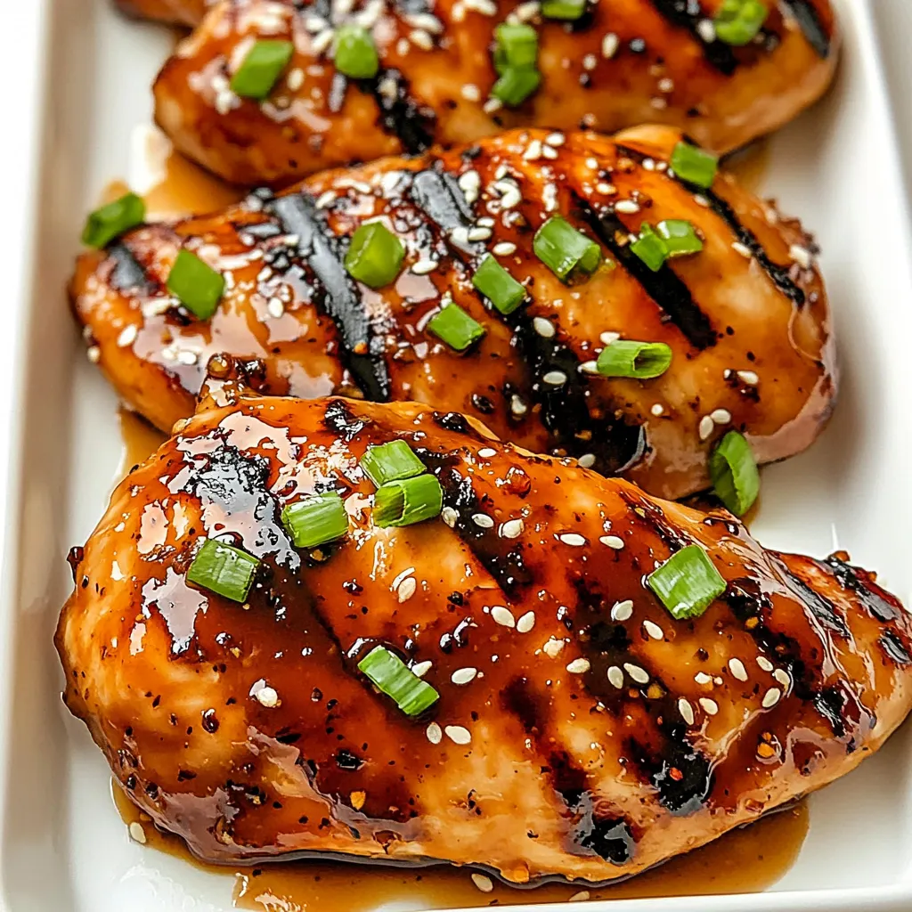 Hoisin Glazed Grilled Chicken