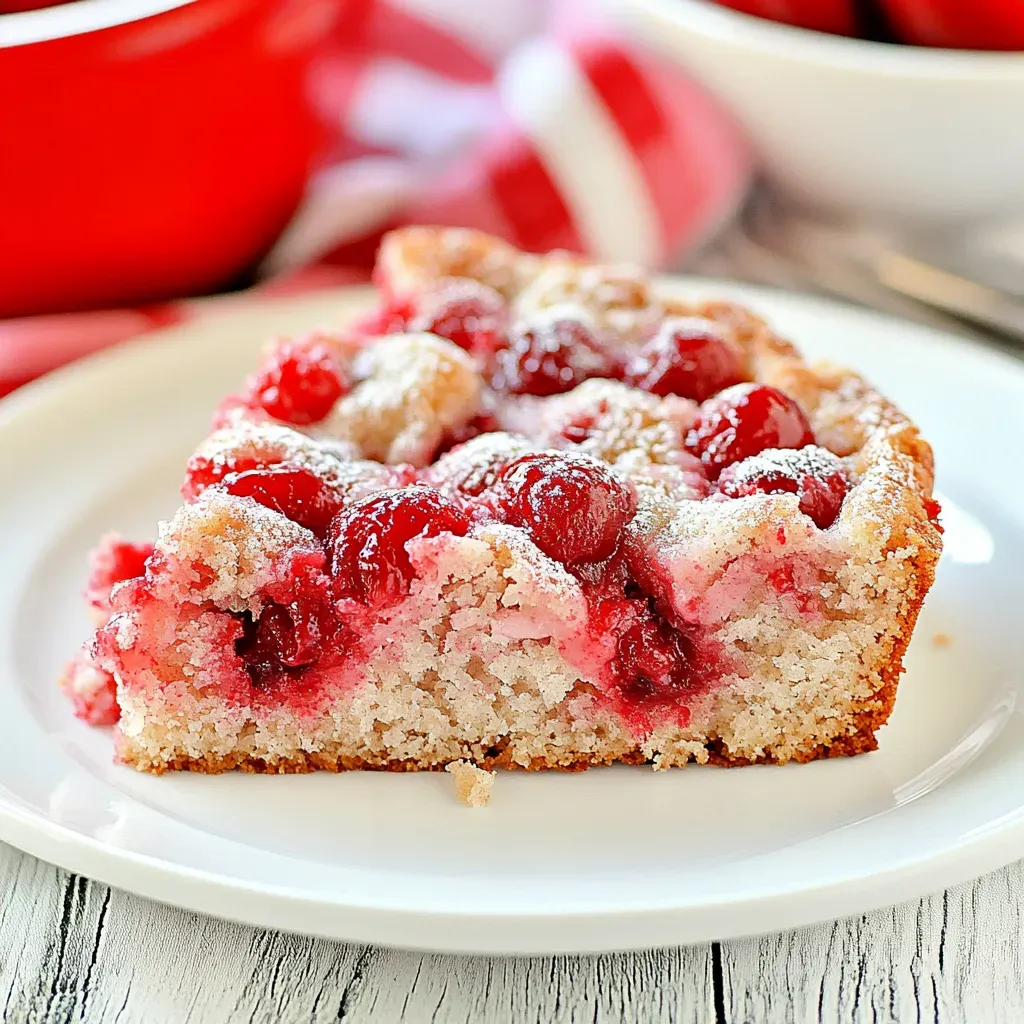 Homemade Cherry Coffee Cake