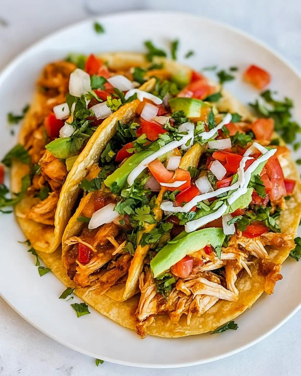 Homemade Chicken Chalupas