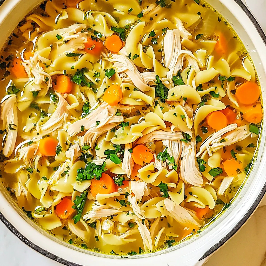 Homemade Chicken Noodle Soup