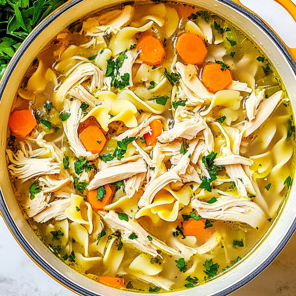 Homemade Chicken Noodle Soup