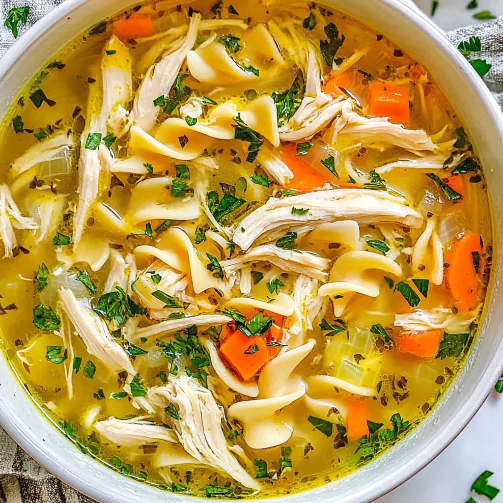 Homemade Chicken Noodle Soup