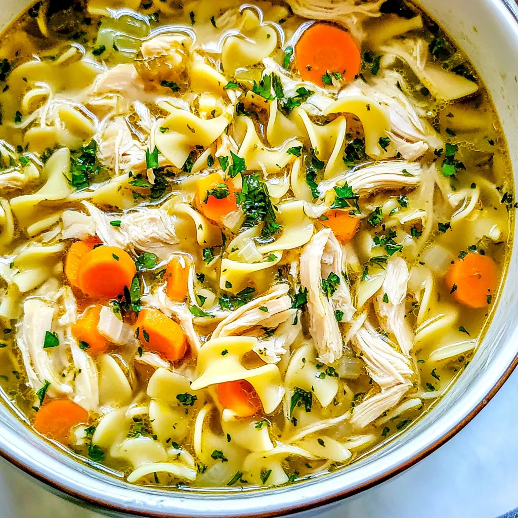 Homemade Chicken Noodle Soup