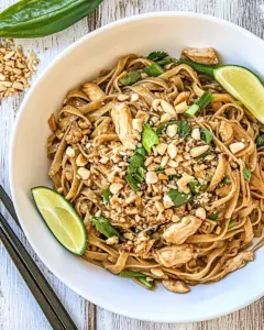 Homemade Chicken Pad Thai