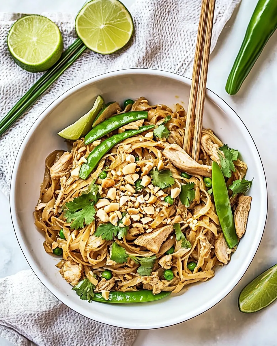 Homemade Chicken Pad Thai