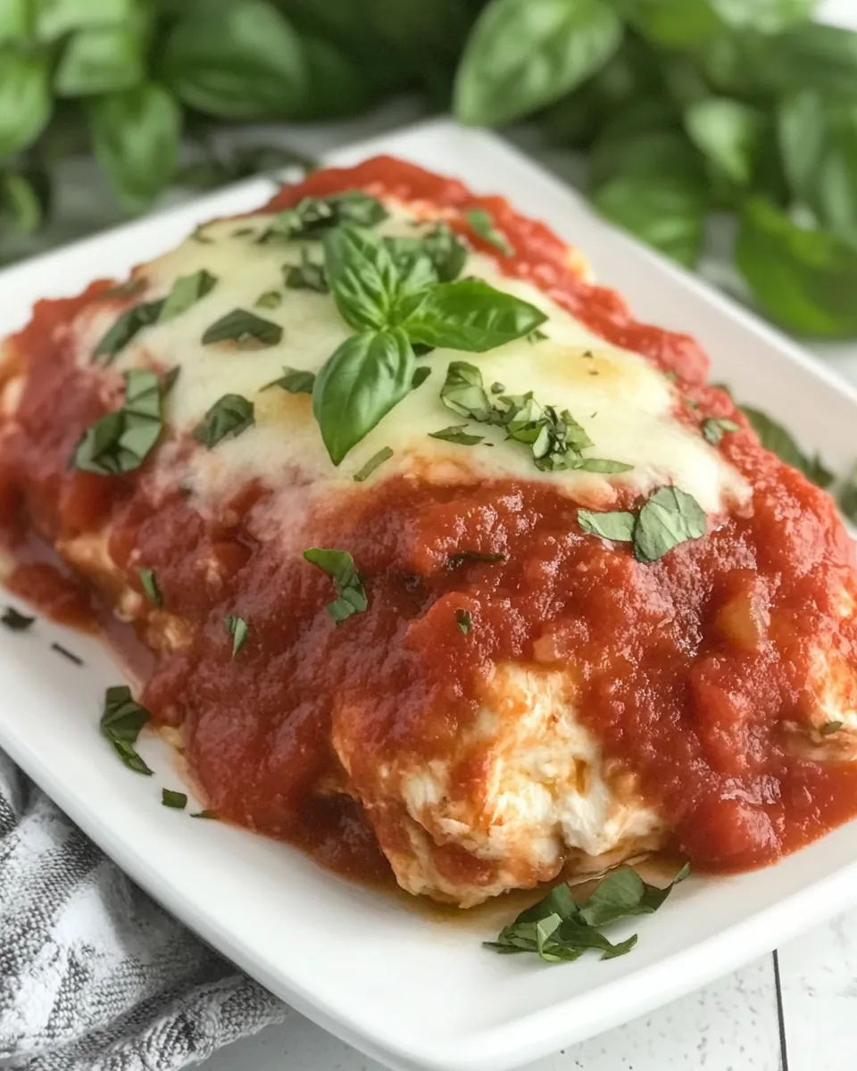 Homemade Chicken Parmesan