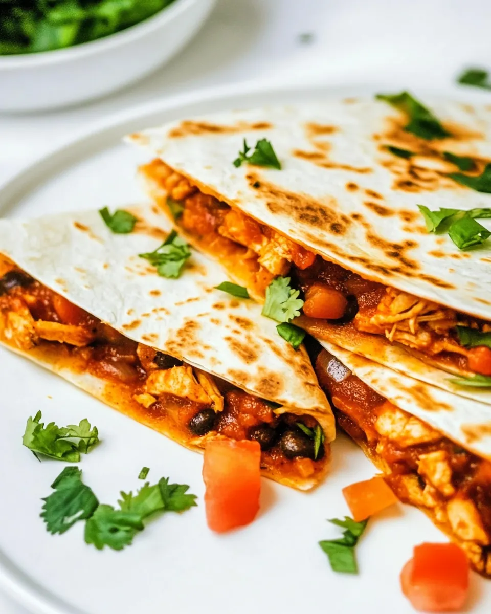 Homemade Chicken Quesadillas