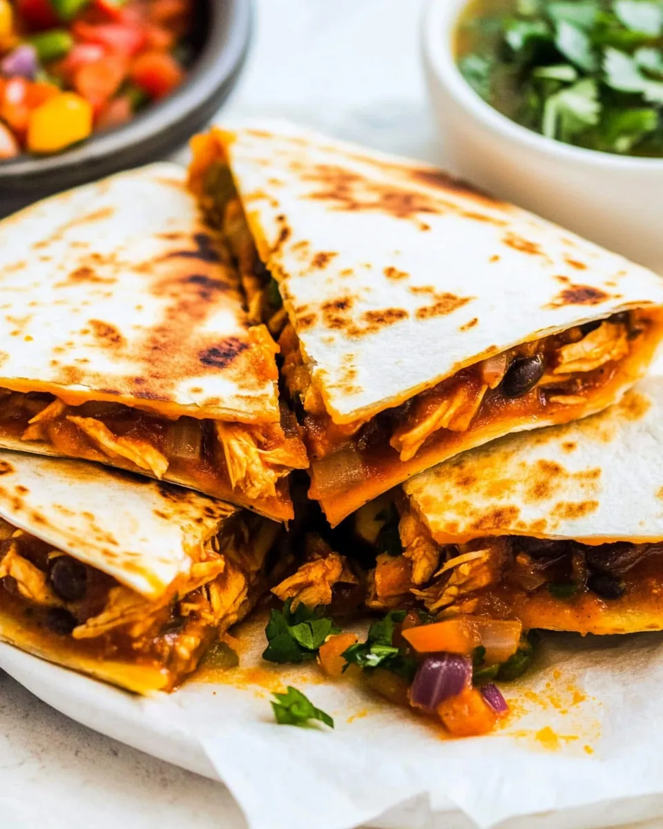 Homemade Chicken Quesadillas