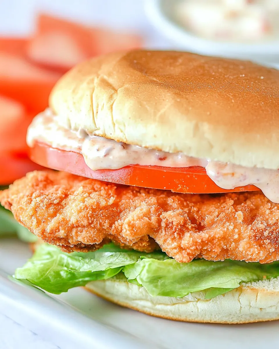 Chicken Fried Steak Sandwich