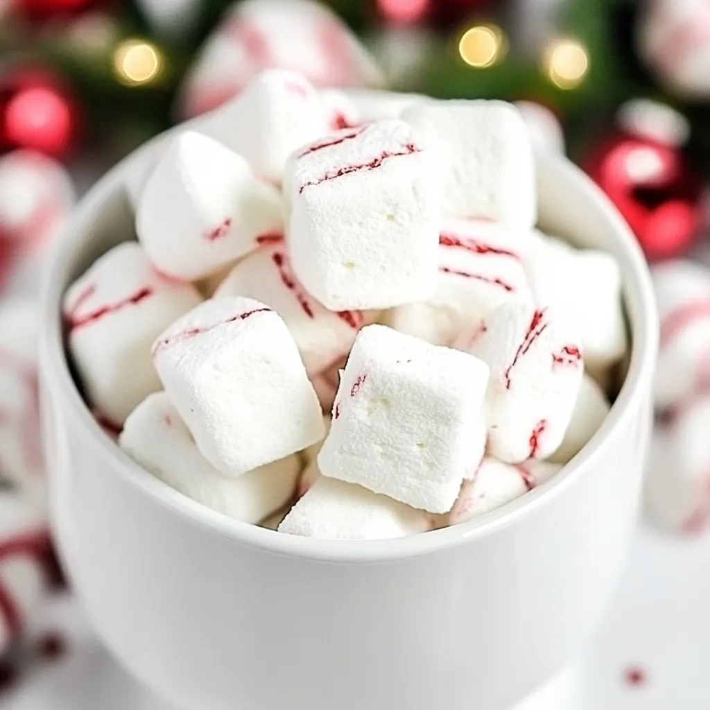 Homemade Peppermint Marshmallows