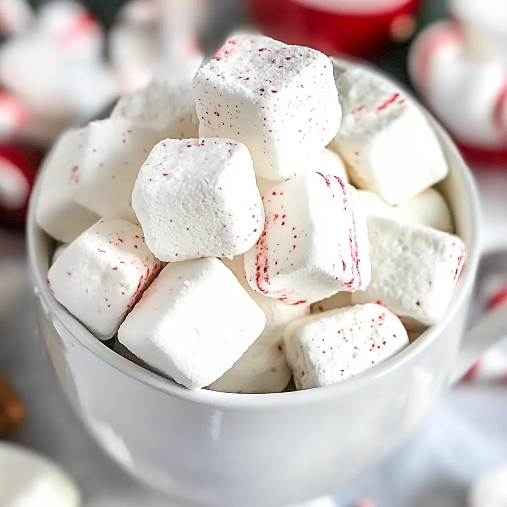 Homemade Peppermint Marshmallows