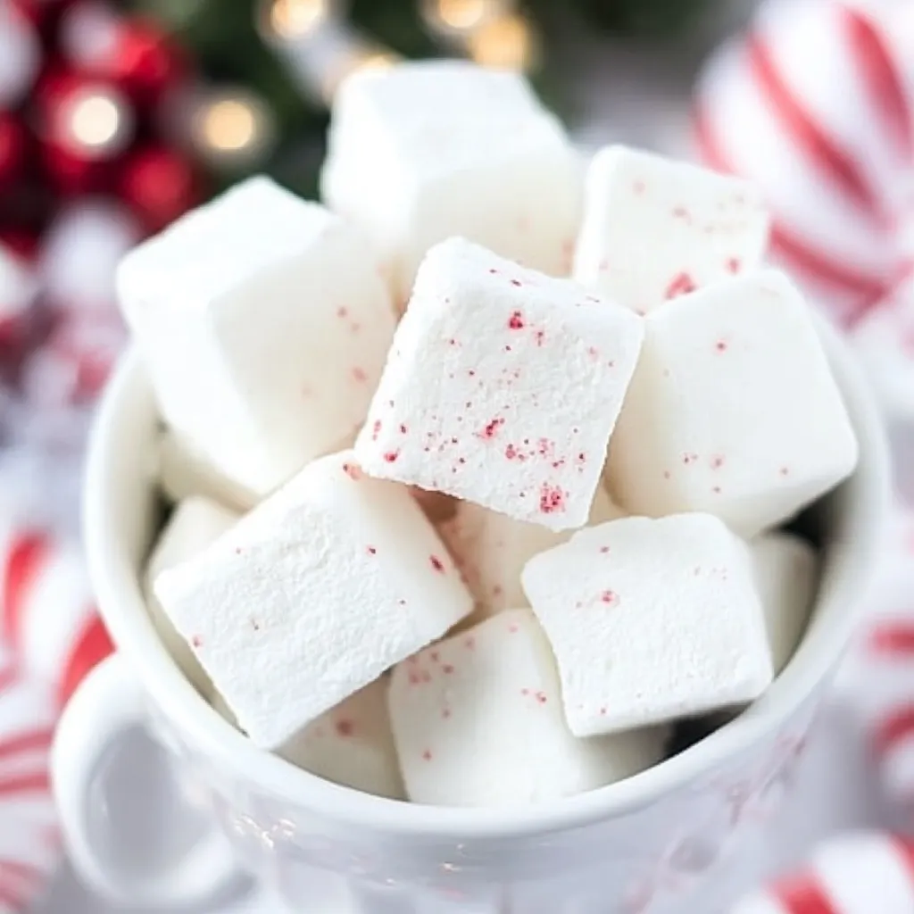 Homemade Peppermint Marshmallows