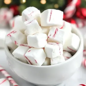 Homemade Peppermint Marshmallows