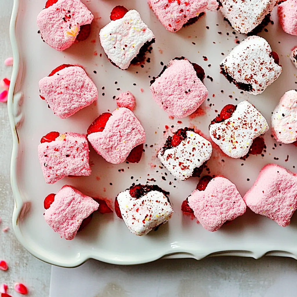 Homemade Strawberry Marshmallows