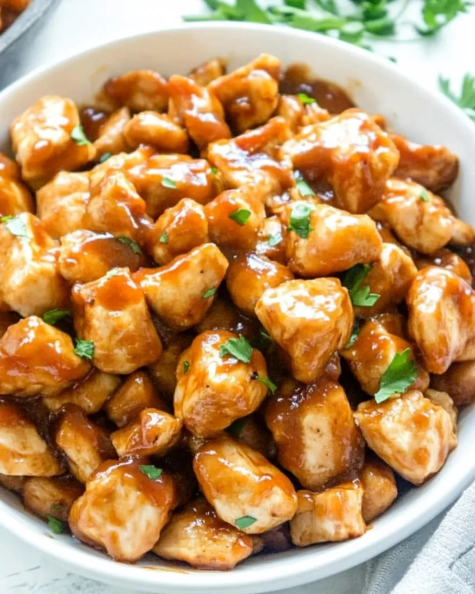 Honey BBQ Chicken Bites