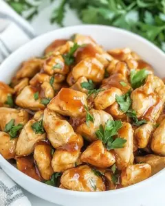 Honey BBQ Chicken Bites