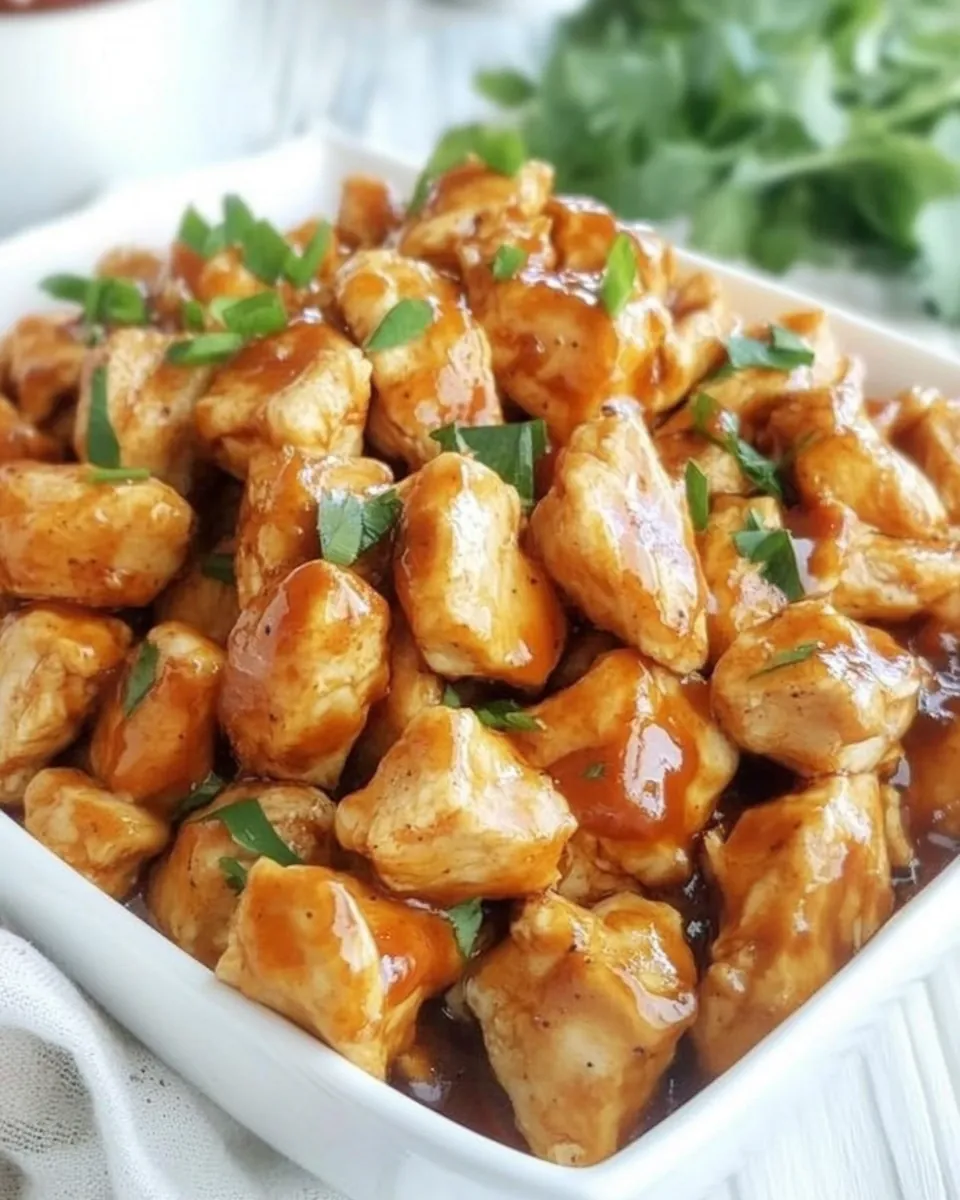 Honey BBQ Chicken Bites