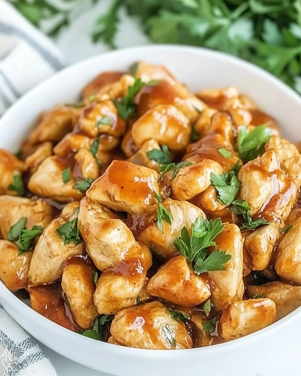 Honey BBQ Chicken Bites