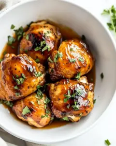 Honey Balsamic Chicken Thighs