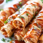 Honey Buffalo Chicken Taquitos